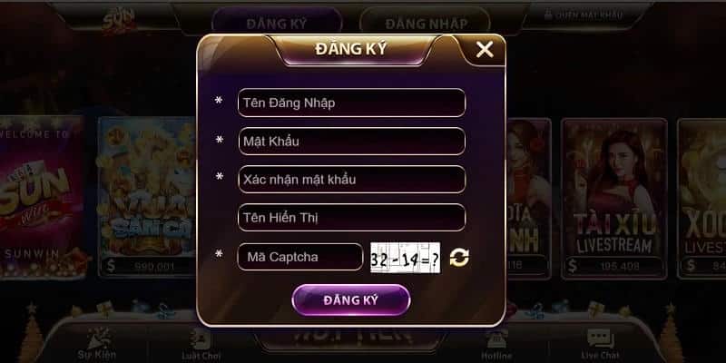 Sau khi cài đặt xong tiến hành đăng ký tài khoản