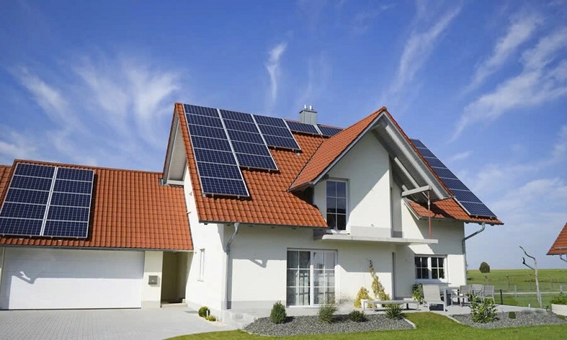 Sơ đồ dòng chảy năng lượng trong hệ thống điện mặt trời Hybrid.