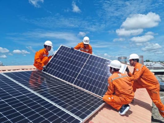 Các bước lắp đặt hệ thống pin năng lượng mặt trời