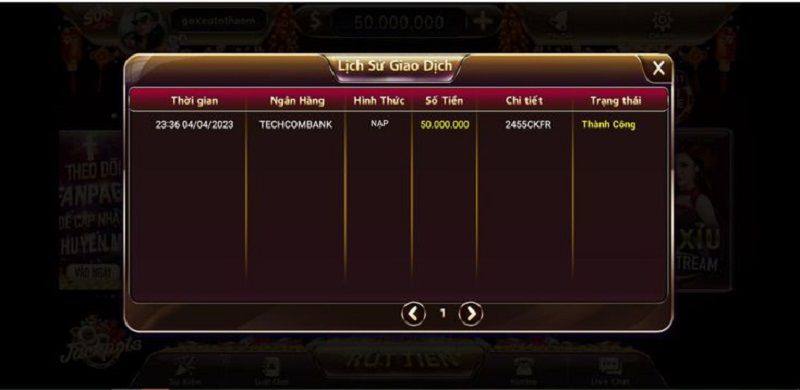 Giải mã các trạng thái trong lịch sử rút tiền Sunwin